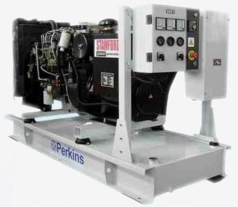 50KVA Perkins 40 Kw Diesel Generator 1103A-33TG2 Z Alternatorem Leroy Somer