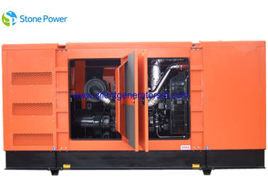 Red Rainproof Silent Diesel Generator Set 1500 RPM 160KW / 200KVA