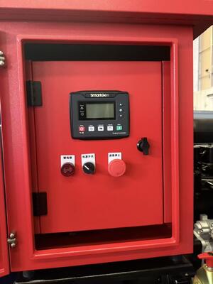 Pump set Engine model 6B5.9-P130 with radiator universal coupling water pump steel base frame with 200L integrated base fuel tank