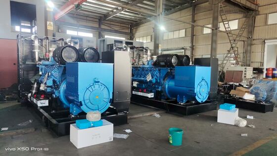 1100KW Weichai Diesel Generator Set 60Hz open type 3 phase with Wattek alternator