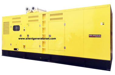 Żółty kolor MITSUBISHI Zestaw generatora diesla 50HZ 1100KW / 1375KVA