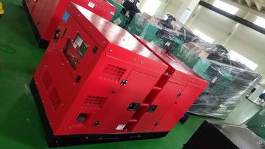 Dźwiękoszczelny komercyjny generator rezerwowy 24KW / 30KVA o wysokiej wydajności 3 fazy 12 przewodów