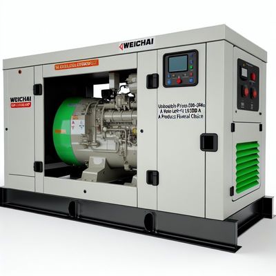 Niepowtarzalne ceny 500-3000kg Poziom hałasu≤105dB Produkty Weichai Diesel Generator Set