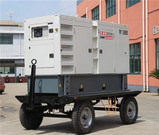 Chłodzenie wodne CUMMINS Generator Diesla montowany na przyczepie 50 Hz / 1500 obr./min
